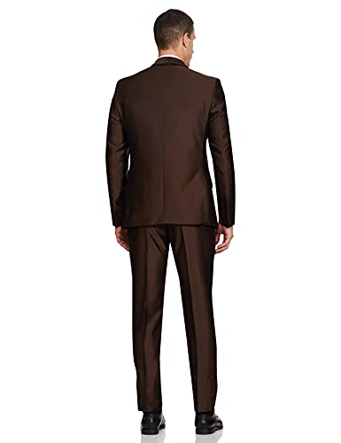 Image of Raymond Men's Polyester Blend 3PCS 2BTN C&S SHWL CLLR /PPNG &WCT-CNT FT Suit