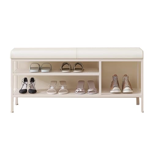Banco Zapatero Para Entrada Con Almacenamiento, Taburete Para Cambiar Zapatos En La Puerta Del Hogar, Zapatero Integrado, Taburete Para Sentarse En El Porche, Zapatero, Banco Zapatero, S 80 Cm