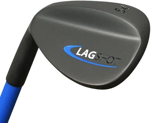 Lag Shot Golf Wedge Swing Trainer Aid (Left Handed) - Adds Distance & Accuracy to Your Drives. Named “Best Swing Trainer” of The Year! #1 Golf Aid 2022! Strength Tempo Flexibility Hitting Net Whip