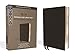 NIV, Personal Size Reference Bible, Large Print, Premium Leather, Calfskin, Black, Red Letter Edition, Comfort Print