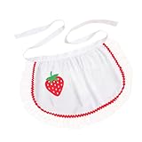 Estampado tradicional de frutas: esta bata cuenta con un patrón dinámico de frutas, añadiendo diversión y potencia a tu atuendo de cocina. Excelente para las mujeres y la moda encantadora, especialmente reuniones familiares o fiestas orientadas