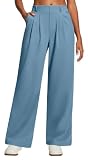 Heathyoga Wide Leg Stretchy Work Pants Women Pull on...