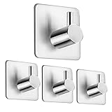 cristal. 4. Alta calidad, ahorro de espacio, duradero, fácil de instalar y quitar, excelente poder de sujeción, desmontable sin dejar residuos, ideal para usar en baños, aseos, cocinas, puertas, oficinas, pasillos, etc.