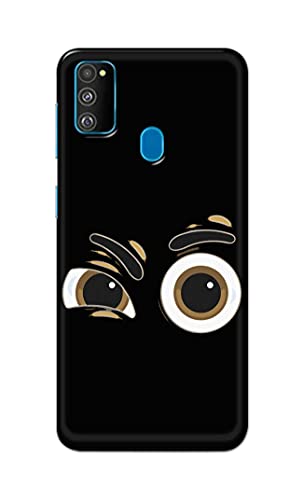 Image of PRINTFIDAA Funky Expression of Cartoon Eyes Printed Designer Hard Back Case Cover for Samsung Galaxy M30s / Samsung M21, SM-M307FN / DS, SM-M307F / DS -(RP) MVN1004