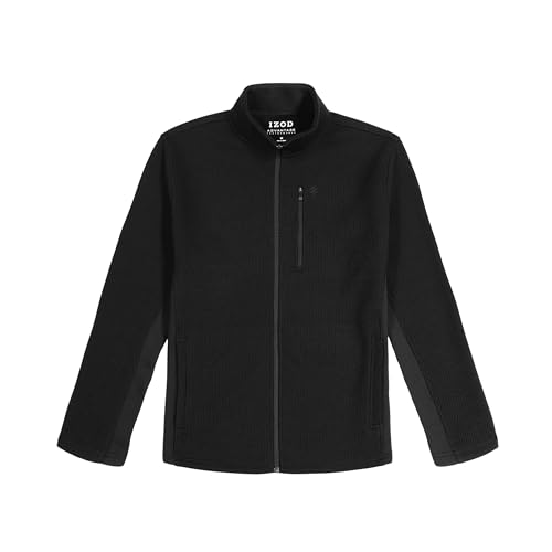 Image of IZOD Mens Shaker Fleece Full Zip Jacket