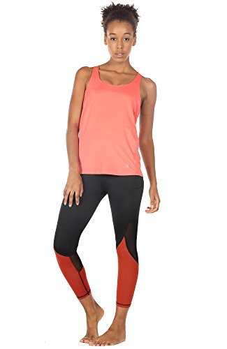 Image of icyzone Women's Open Back Workout Athletic Yoga Tank Tops with Built in Bra