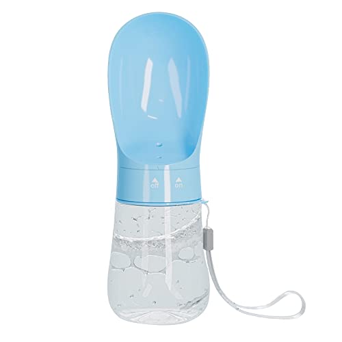 QLTYTUI Grande bouteille d'eau portable pour chien, 450 ml, distributeur d'eau rotatif pour chien, distributeur d'eau pour chien, plastique ABS de qualité alimentaire Cover