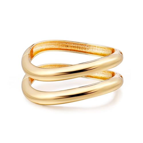 Elegance 11 designs Gold Cuff Bangle Bracelets For Women Set ...