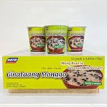 Nora Kitchen Ginataang Monggo Mung Bean in Coconut Milk Dessert 75g, 3 Pack
