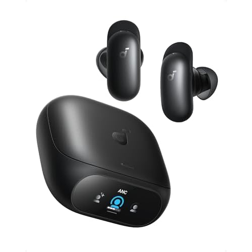 Soundcore Liberty 5 Pro,Guinness World Records-Certified Call Quality,Anker Thus™ AI Chip,Active Noise Cancelling Wireless Earbuds,Crystal-Clear Calls for Commute,Noisy Environments