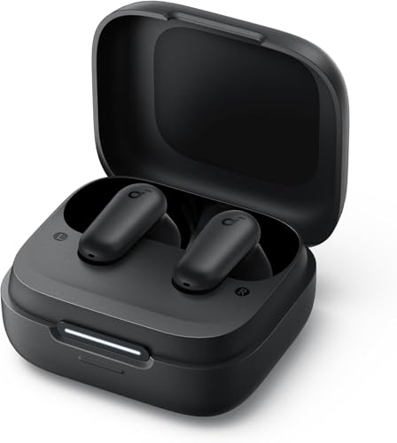SoundCore R60i NC, 6 micros, suppression du bruit adaptative en temps réel (ANC), son haute résolution, écouteurs Bluetooth sans fil, écouteurs de traduction, 50 heures de lecture, bleu, garantie 18