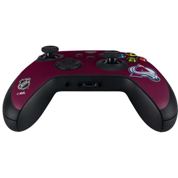 Skinit Decal Gaming Skin Compatible with Xbox Series X Controller - Officially Licensed NHL Colorado Avalanche Distressed Design