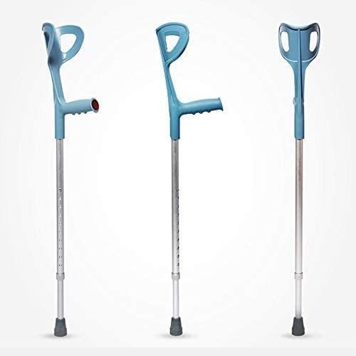 MRKU Stampelle da avambraccio Regolabili Stampella da avambraccio in Alluminio Regolabile Supporto Leggero per Camminare con Punte Stampella da Braccio Leggera