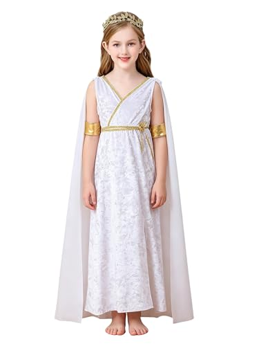 Vestido griego toga para niña disfraz princesa antigua