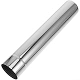 Tubo de acero inoxidable 304 compatible con estufas al aire libre y calentadores de agua, diseño de chimenea múltiple para mejorar la ventilación de humo, tamaños de 10 a 50 cm de longitud disponibles