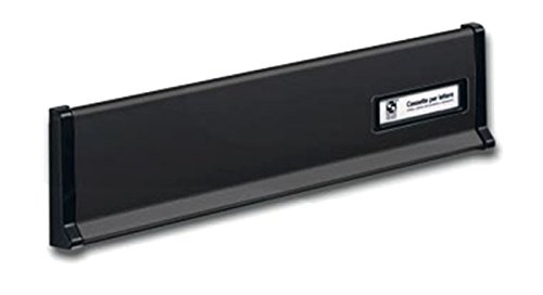 Plaque postale grande S/600 Silmec en cuivre bruni véritable et durable