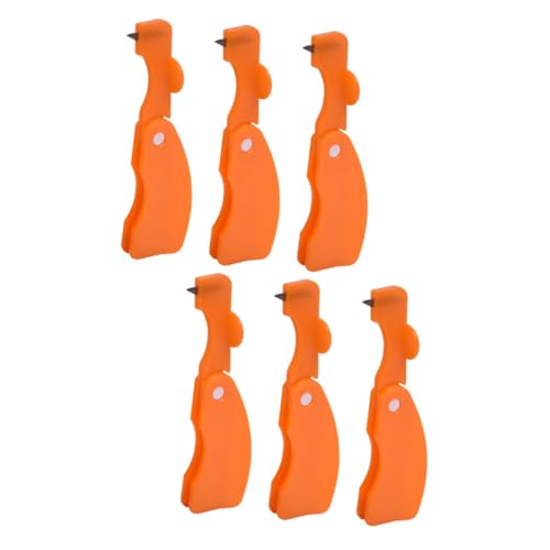 BEBEMOKO 6pezzi Sbucciatore Arance Multiuso Utensile Cucina Facile da Usare Design Ergonomico per Sbucciare e Aprire Arance Senza Rischi per Dita