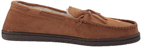 Image of FOCO NCAA Mens NCAA College Team Logo Moccasin Slippers