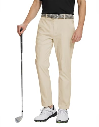 Image of M MAELREG Golf Pants Men Quick Dry - 30 inch /32 inch /34 inch Stretch Lightweight 5 Pockets Water-Resistant Casual Mens Dress Pants