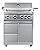 KoolMore KM-OKS-BQ30-BQ30CAB Outdoor Kitchen 30 in. BBQ Liquid Propane Grill with Cabinet in Stainless-Steel