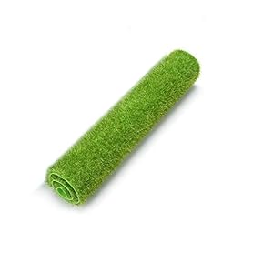 Erba sintetica-Erba artificiale Gras Decorazione da giardino in miniatura, 30 x 30 cm Tappetino per animali domestici Tappeto da giardino in plastica per interni/esterni, Erba di simulazione