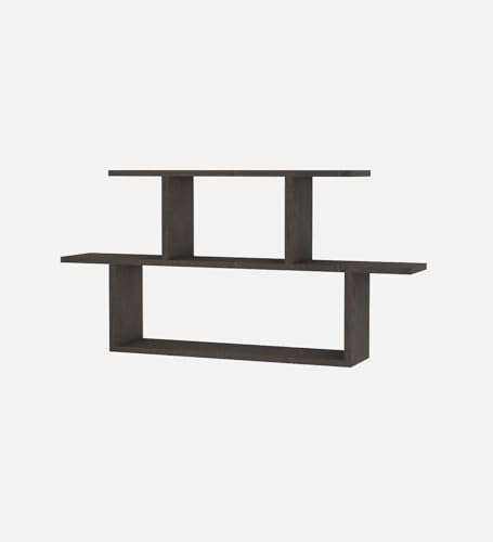 Image of Ethan Multipurpose Modular Wall Racks /Shelves /Organiser /Decor Particle Board Wall Shelf (Number of Shelves - 5, Brown)