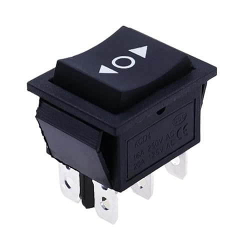 Interruptor basculante 16A 250V de 3 posiciones ON-OFF-ON para paneles de control electrico