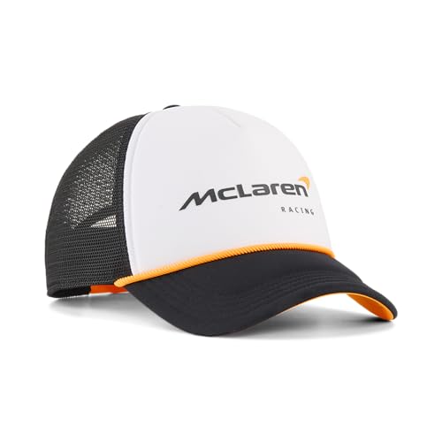 PUMA McLaren F1 Logo Trucker Cap - White - One Size Fits Most