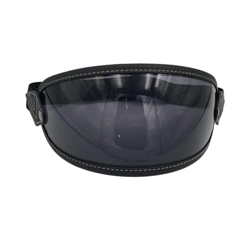 MAUWEY Casque Lentille Visière pour la pour Biltwell pour Gringo pour Bell pour Ruby Casques Lunettes Retro Casques de Moto Pare-Brise Bulle Lunettes de...