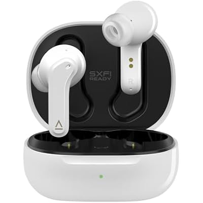 Creative Zen Air Lightweight True Wireless Sweatproof in-Ears with Active Noise Cancellation, Ambient Mode, Bluetooth 5.0, IPX4, Up to 6 Hours Per Charge and 18 Hours Total Playtime
