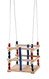gitterschaukel holz pferd Maße 30x 30 cm Seil-Abhanglänge bis 180 cm,