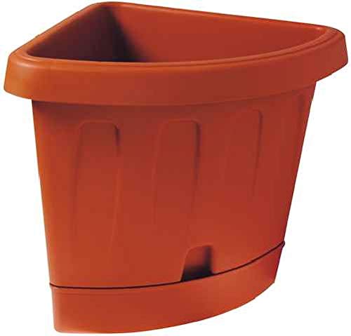 Bama Vaso angolare, Victoria, Color Terracotta, 44x44x43cm, 18 lt
