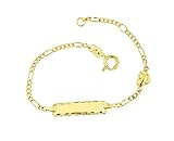 gold armband baby mit gravur 333 GOLDARMBAND MIT GRAVUR Das Baby Gold Armband kann gratis auf Vorder- u. Rückseite mit einer hochwertigen Diamantgravur personalisiert werden - mögl. Schriftarten u. Zeichen sehen Sie in den Bildern