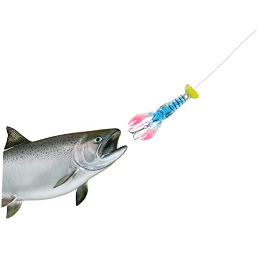 Leurres immitation de crevettes appâts de résistants eau douce - 6