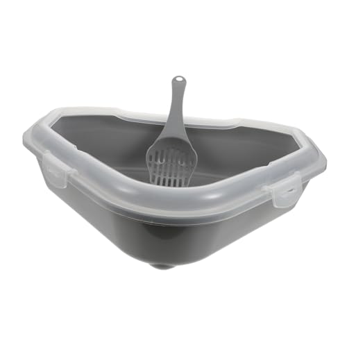 SUPVOX Caja Para Gatos Antisalpicaduras Arenero Cubierto Grande Caja De Inodoro Duradera y Funcional Para Baño De Mascotas