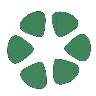 Mintbohe Lot de 12 médiators de guitare Vert - Les Beatles, Paul McCartney, John Lennon, RIngo Starr, George Harrison Mintbohe Lot de 12 médiators de guitare Vert – Image 2