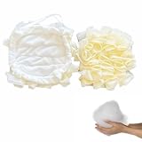 2 Stück 2-In-1-Duschbälle, Duschschwamm, Wickelbare Seifen Duschkugel, Body Scrubber Sponge...