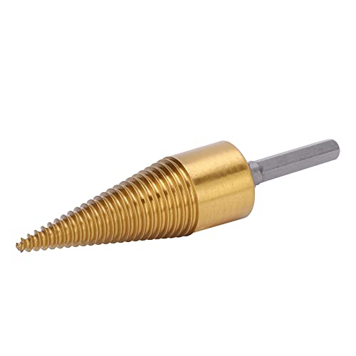 Holzspalter, Brennholz-Schneidwerkzeuge Schnellarbeitsstahl Anti-Oxidation 32-mm-Dreh-Brennholzspalter für Elektrohammer… – Bild 8