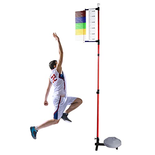 Testeur de saut vertical réglable en métal pour gymnase et écoles
