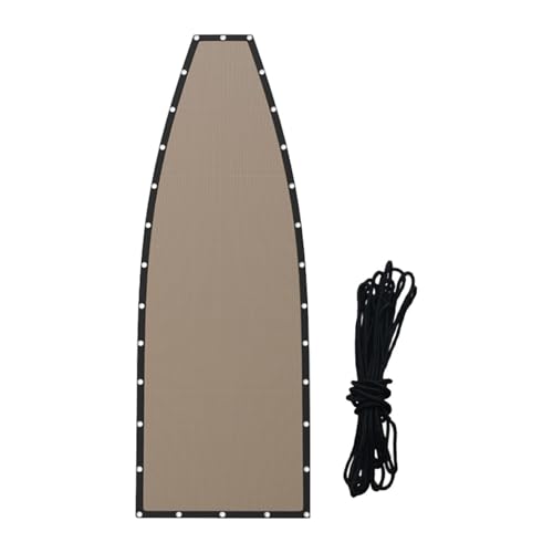 Gralara Tela de Repuesto para Silla Colgante, Impermeable, fácil de Instalar, con Cable de 12 m para jardín, Playa, Silla, Hamaca Curva, Caqui