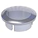 FORMUFIT F034IDC-UV PVC Internal Domed End Cap, Furniture Grade, 3/4" Size, Clear