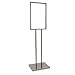 Econoco BH23 Bulletin Sign Holder with Extra-Heavy Raised Base, 14