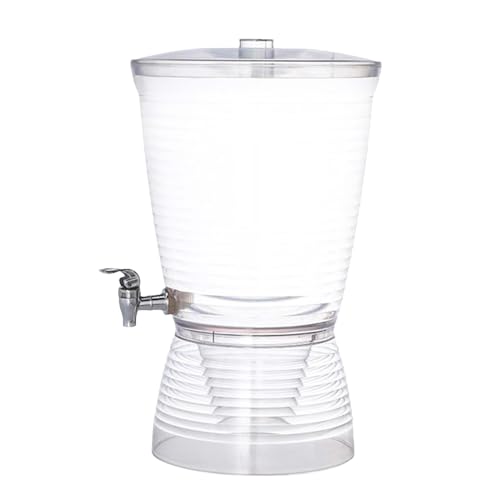 Dispensador de bebidas grande con grifo de 10 litros, dispensador de té, para fiestas, hogar, gastro, mostrador, cocina, vino
