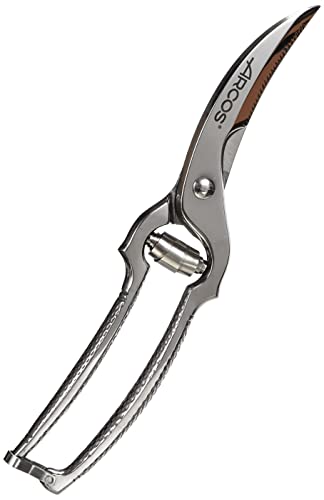 Arcos Poultry Shears 10 Inch Nitrum Stainless Steel. Ergonomic Polyoxymethylene Pom Handle. 250 Mm. Series Ecopro. Butchers And Professional Cooks For Cutting And Chopping. Color Silver. #TOP2