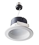 Philips LED Downlight 1 Pack, 50W Equivalent 4 inch Retrofit Recessed Lighting, Soft White (2700K), Dimmable