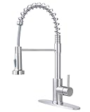 Ufaucet Kitchen Faucet with Pull Down Sprayer,...