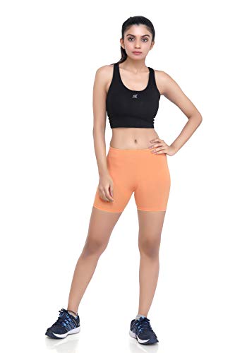 Image of Women's Solid Inner & Outer Wear Active Hot Shorts