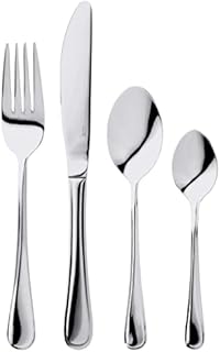 Judge Lincoln CE50 24-Piece Stainless Steel Cutlery Set in Gift Box for 6 People, Dishwasher Safe - 25 Year Guarantee