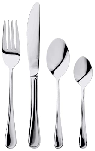 Judge Lincoln 24-Piece Stainless Steel Cutlery Set in Gift Box for 6 People, Dishwasher Safe - 25 Year Guarantee