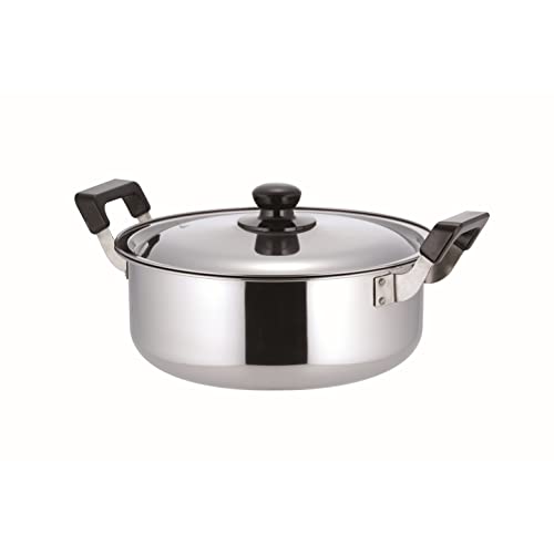 心あったか亭 ステンレス製 大型鍋 26cm IH対応 MJ-2202